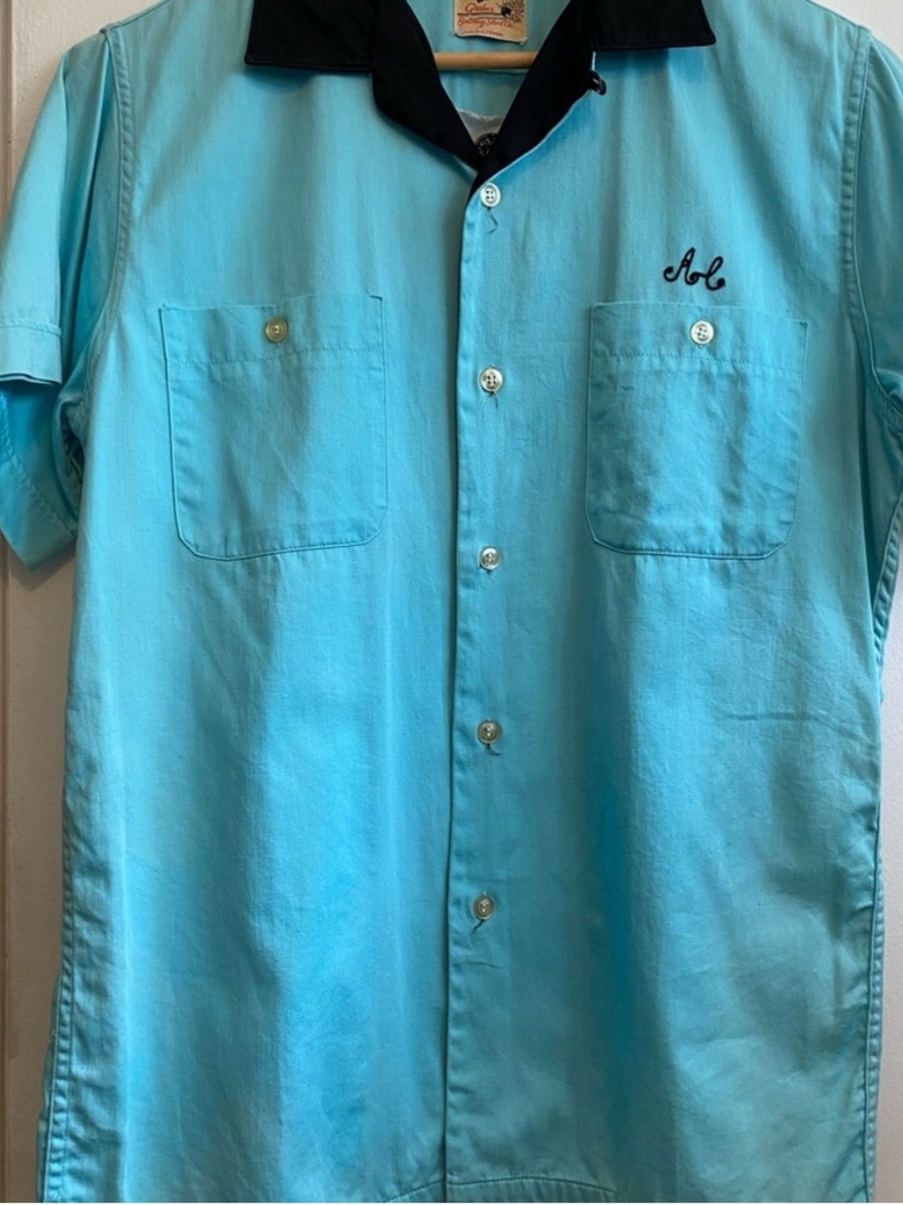 Pin Lord Chain Stitch Bowling Shirt